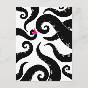 Cartão Postal Octopus