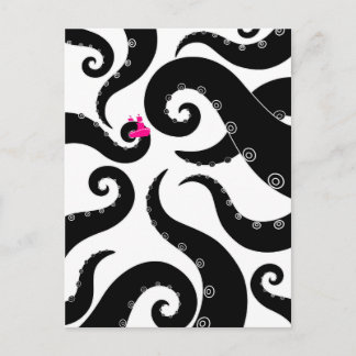 Cartão Postal Octopus