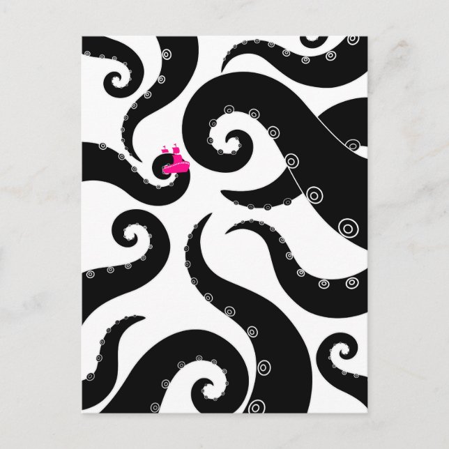 Cartão Postal Octopus (Frente)