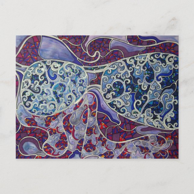 Cartão postal: Óculos de sol à noite (Frente)