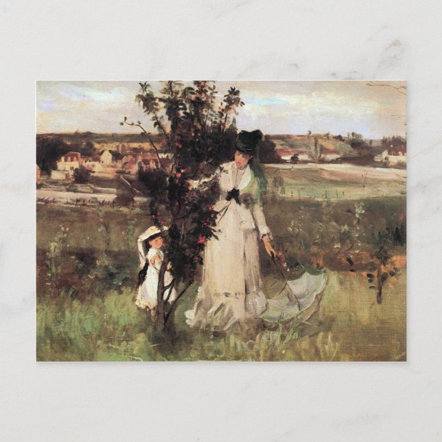 Cartão Postal Ocultar e procurar por Berthe Morisot (Frente)