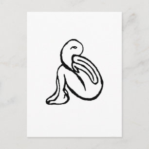 Cartão postal "Ocultar" JTG Art