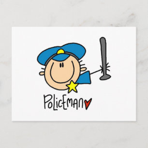 Cartão Postal Ocupação de Policial