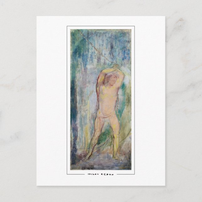 Cartão Postal Odilon Redon #256 - Cartão-postal de arte (Frente)