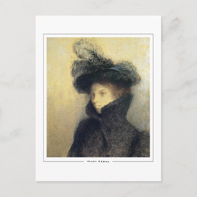 Cartão Postal Odilon Redon #299 - Cartão-postal de arte (Frente)