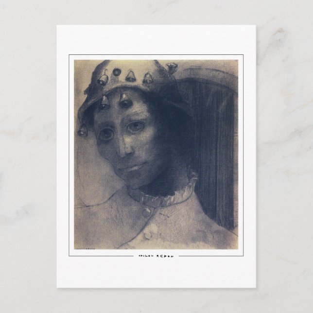 Cartão Postal Odilon Redon #391 - Cartão-postal de arte (Frente)