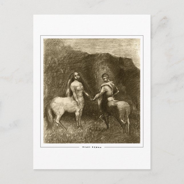 Cartão Postal Odilon Redon #573 - Cartão-postal de arte (Frente)