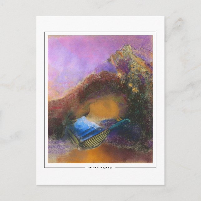 Cartão Postal Odilon Redon #639 - Cartão-postal de arte (Frente)