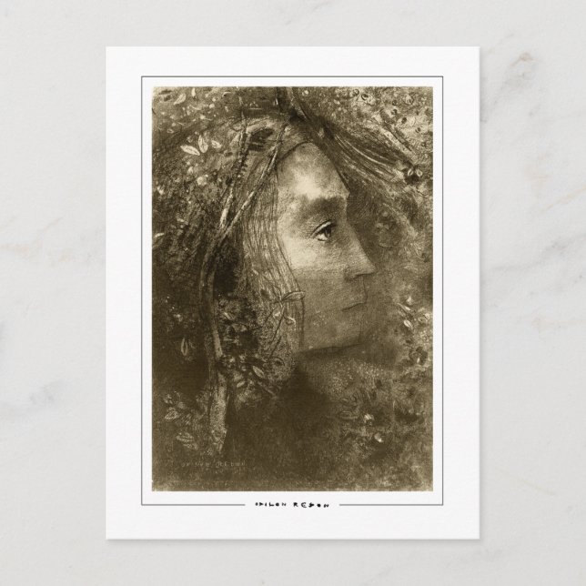 Cartão Postal Odilon Redon #703 - Cartão-postal de arte (Frente)