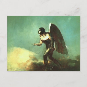 Cartão Postal Odilon Redon - O Homem Alado (O Anjo Fallen)