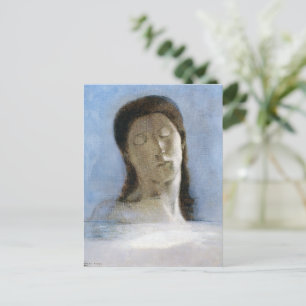 Cartão Postal Odilon Redon, olhos fechados 1890