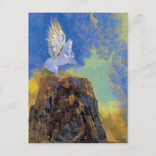 Cartão Postal Odilon Redon Pégaso - Simbolismo da Mitologia Greg