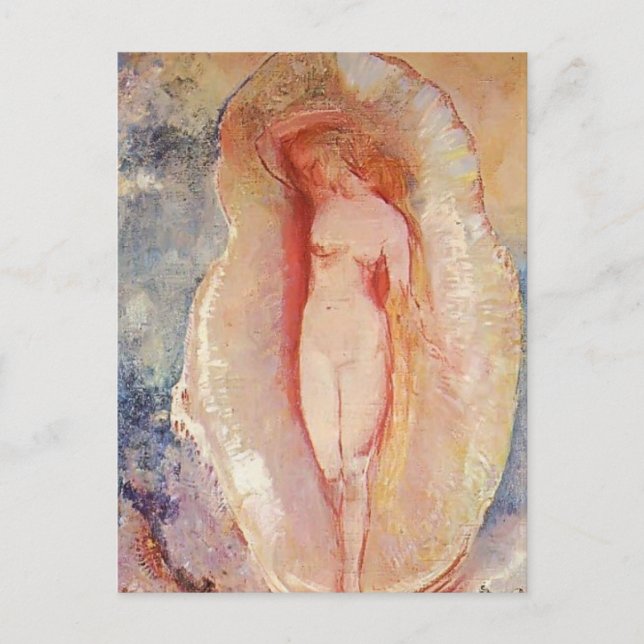 Cartão Postal Odilon Redon- The Birth of Venus (Frente)