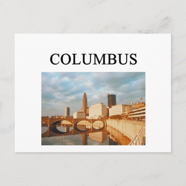 CARTÃO POSTAL ÓDIO DE COLUMBUS (Frente)