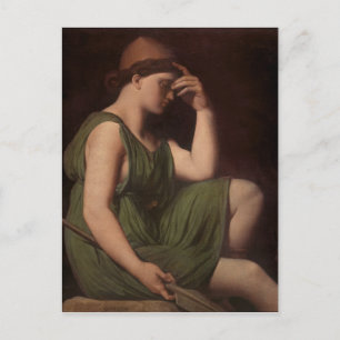 Cartão Postal Odisseu, estudo da Apoteose de Homero