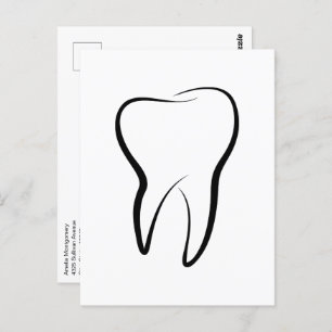 Cartão Postal Odontologia dentária Higiene Oral Clínica