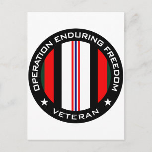 Cartão Postal OEF Veteran