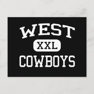 Cartão Postal Oeste - Cowboys - Segundo grau - Denver Colorado