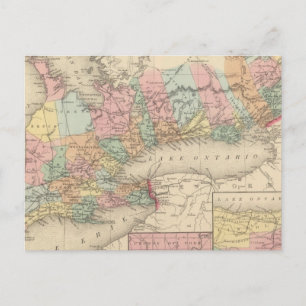 Cartão Postal Oeste do Canadá Superior