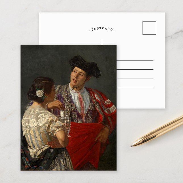 Cartão Postal Oferecendo painel ao Bullfighter | Mary Cassatt (Criador carregado)