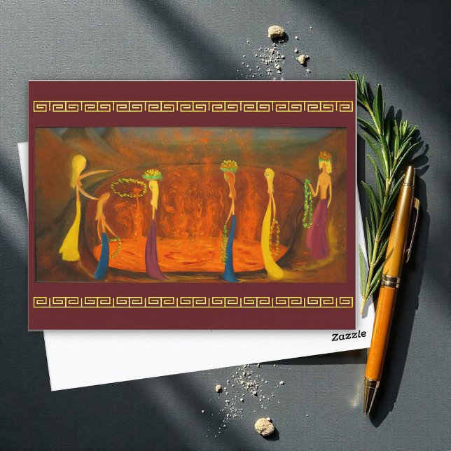 Cartão Postal Oferta à Caldera, por Marguerite Blasigname (Criador carregado)