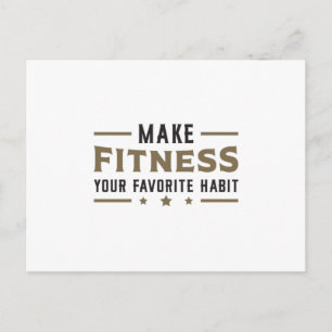 Cartão Postal Oferta De Dança De Trabalho De Malhação De Gym 