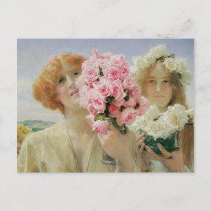 Cartão Postal Oferta de Verão por Sir Lawrence Alma-Tadema