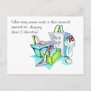 Cartão Postal Ofertas de Compro de calçados