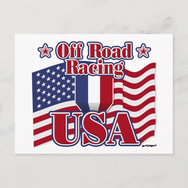 Cartão Postal Off Road Racing USA (Frente)