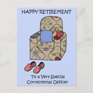 Cartão Postal Oficial Correccional Feliz Aposentadoria