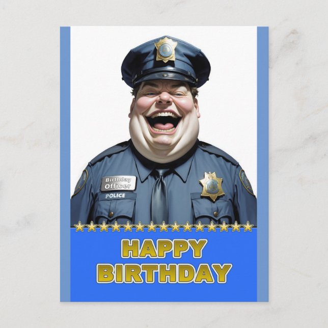 Cartão Postal Oficial de Aniversário (Frente)