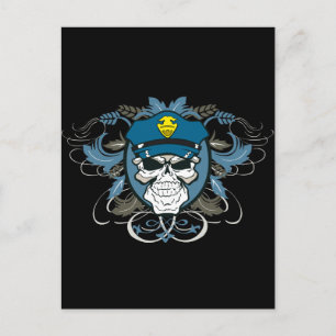 Cartão Postal Oficial de Polícia de Caveira
