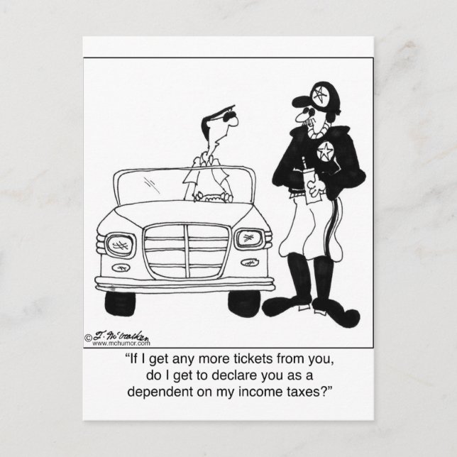 Cartão Postal Oficial declarado dependente (Frente)