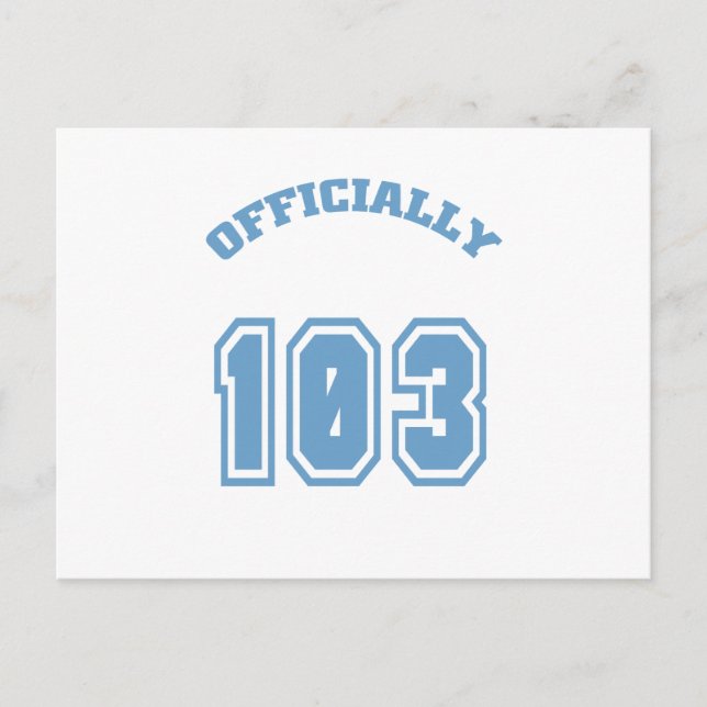 Cartão Postal Oficialmente 103 (Frente)