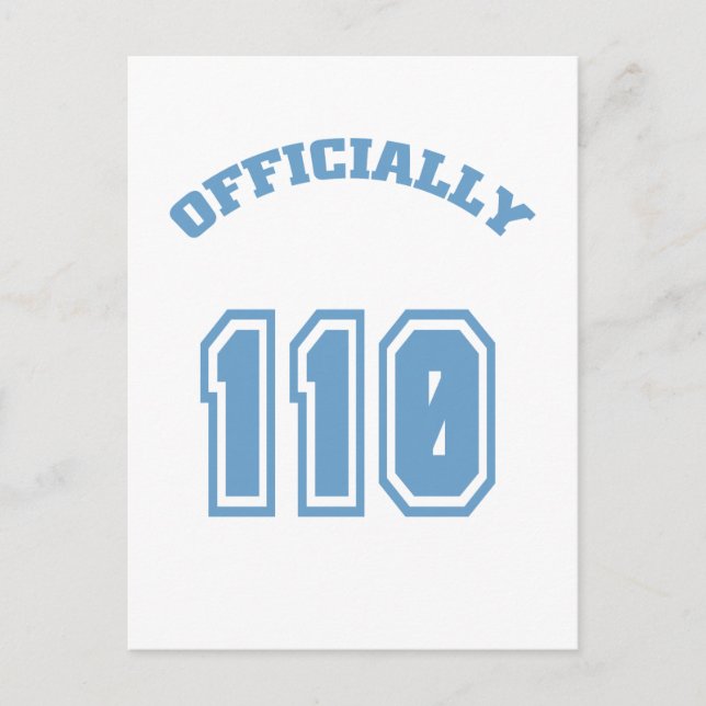 Cartão Postal Oficialmente 110 (Frente)
