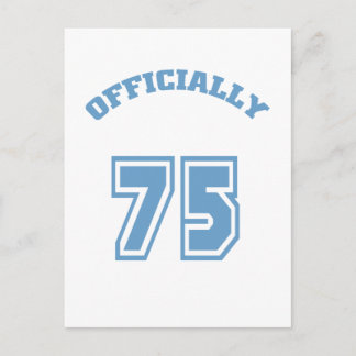 Cartão Postal Oficialmente 75
