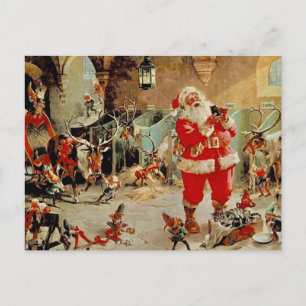 Cartão Postal Oficina do Papai Noel