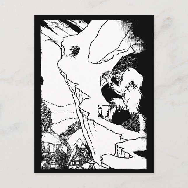 Cartão Postal Ogre (Ogro de Landslip) (Frente)
