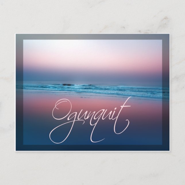 Cartão Postal Ogunley Beach OgunsaemMaine (Frente)