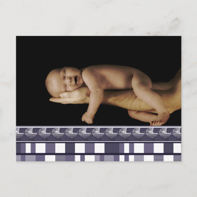 Cartão Postal Oh Joy... É um menino! (Frente)