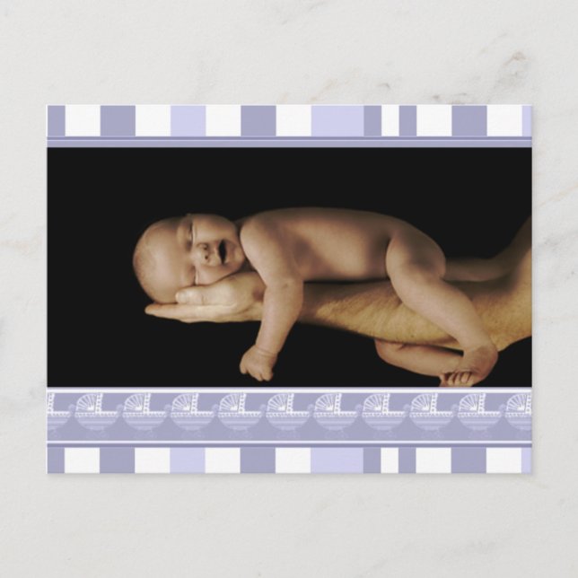 Cartão Postal Oh Joy... É um menino! (Frente)