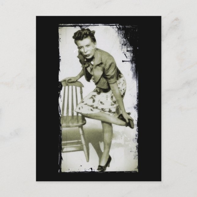 Cartão Postal "Oh, Meus Pés Atingidos (Frente)