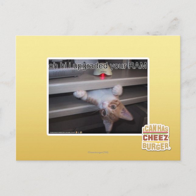 Cartão Postal oh oi eu atualizei sua RAM (Frente)