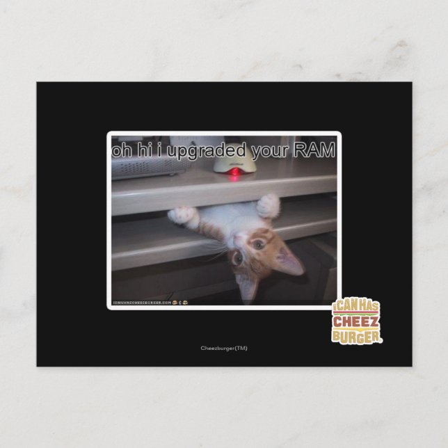 Cartão Postal oh oi eu atualizei sua RAM (Frente)