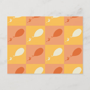 Cartão Postal Oh, os lugares que você vai   Padrão de bloco lara