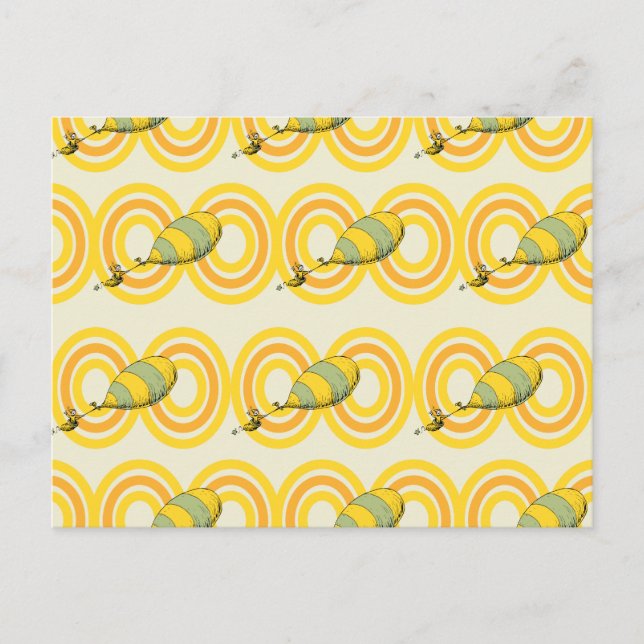 Cartão Postal Oh, os lugares que você vai | Padrão Laranja (Frente)