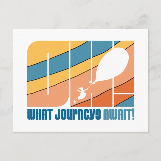 Cartão Postal Oh, Os Lugares Que Você Vai! "Que Viagens Esperam" (Frente)