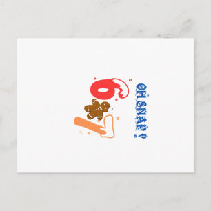 Cartão Postal Oh Snap Gingerbread 67