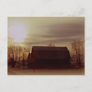Cartão Postal Ohio Barn