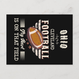 Cartão Postal Ohio Cleveland American Futebol